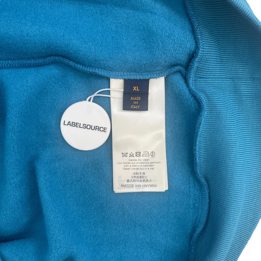 Men's Signature Hoodie Blue Size XL