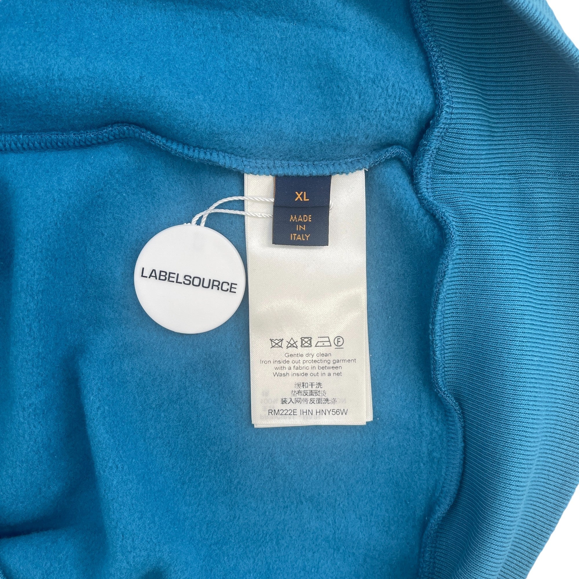 Men's Signature Hoodie Blue Size XL