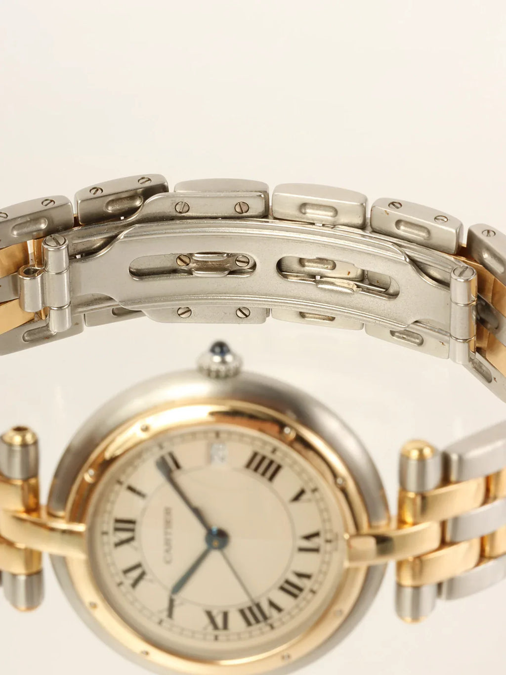 CARTIER Panthere Vendome Lm 2 Row Silver/Gold