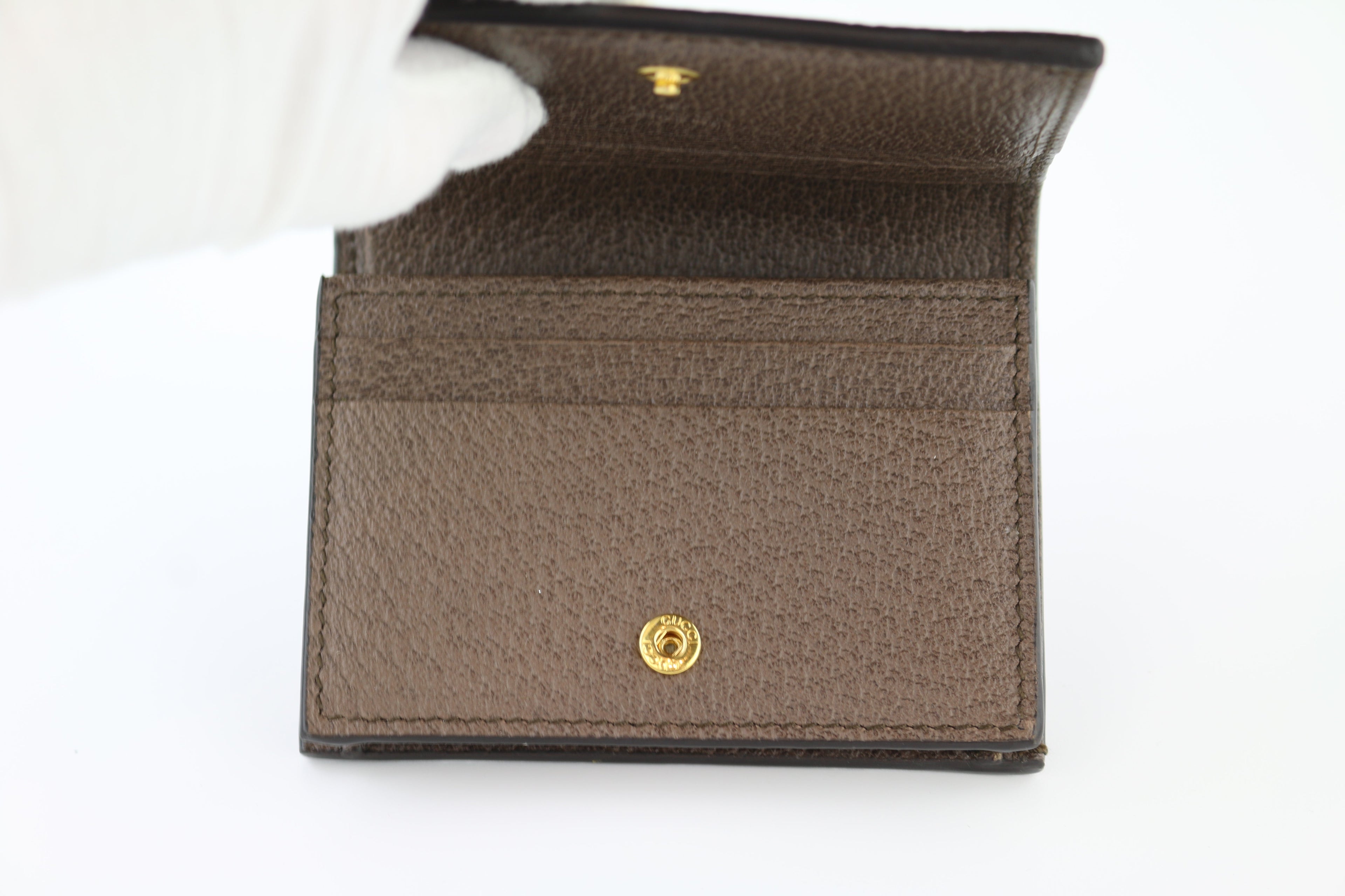 GG Ophidia Marmont Card Case Wallet