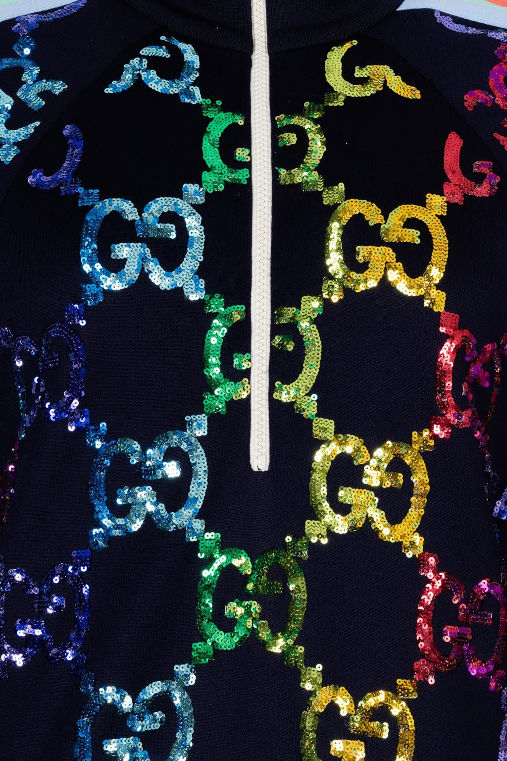GUCCI GG Dress Sequins Rainbow