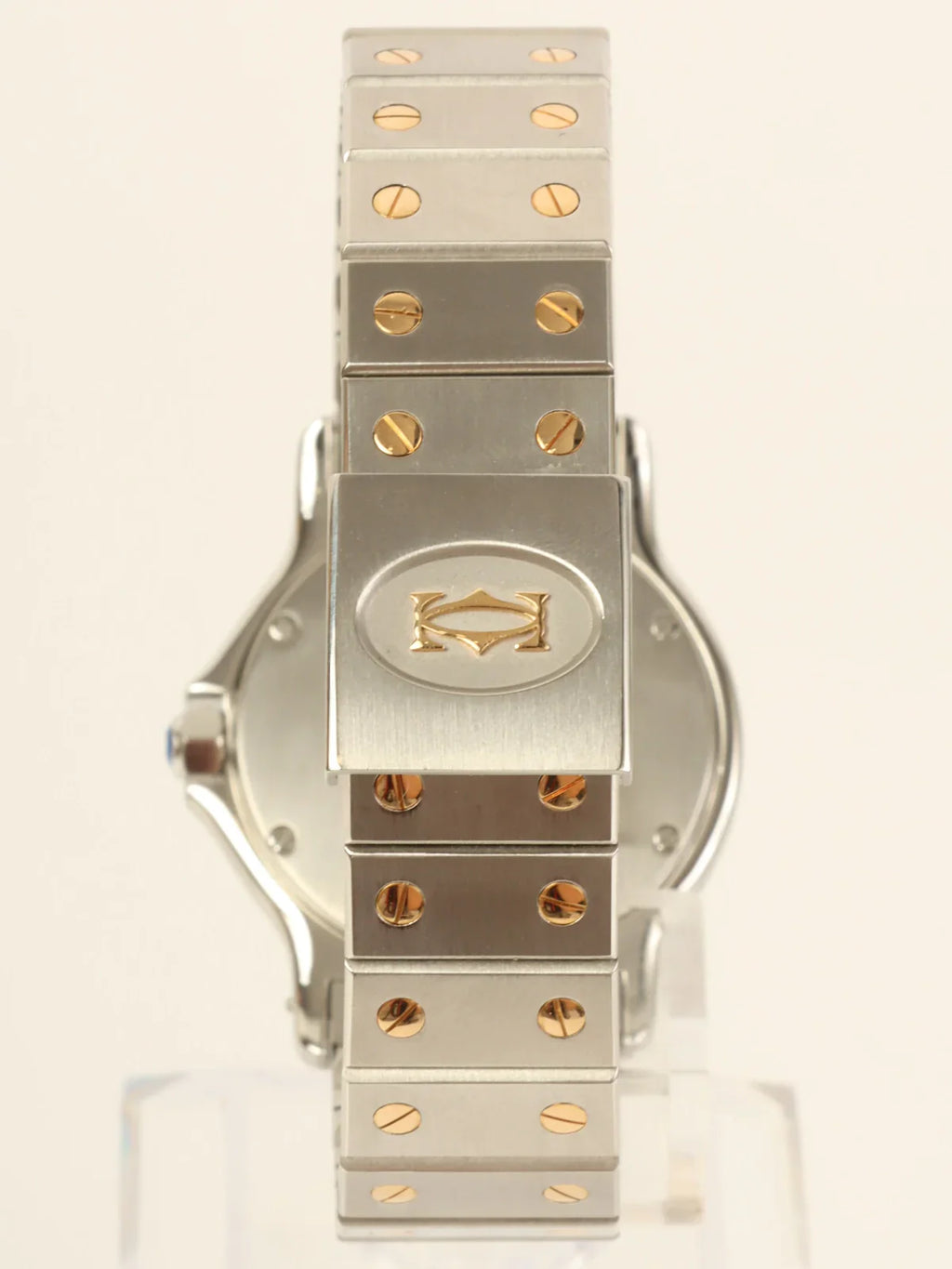 CARTIER Santos Octagon Lm Silver/Gold
