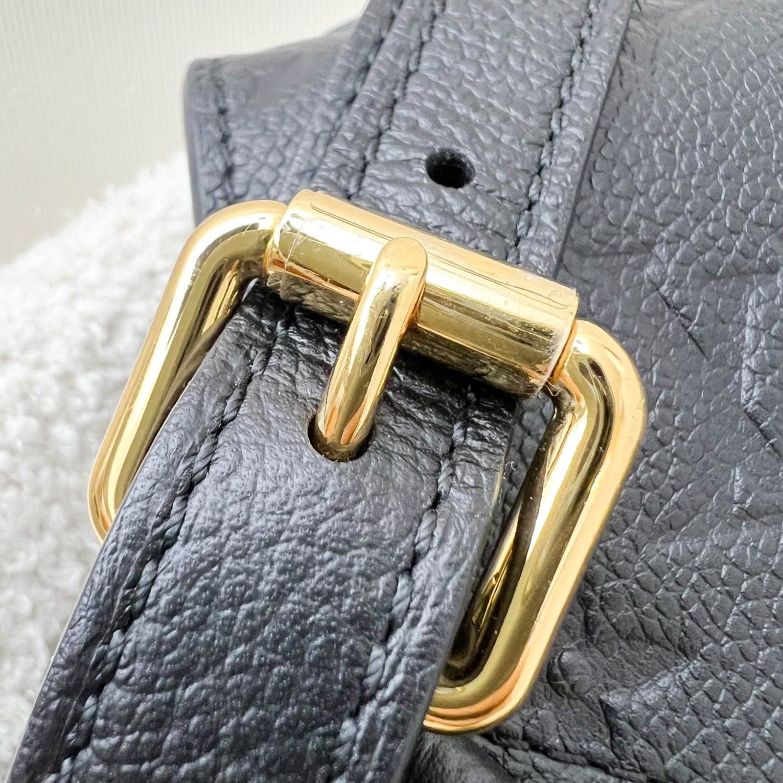 LV Pochette Metis in Black Monogram Empreinte Leather and GHW