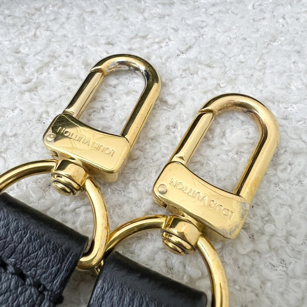 LV Pochette Metis in Black Monogram Empreinte Leather and GHW