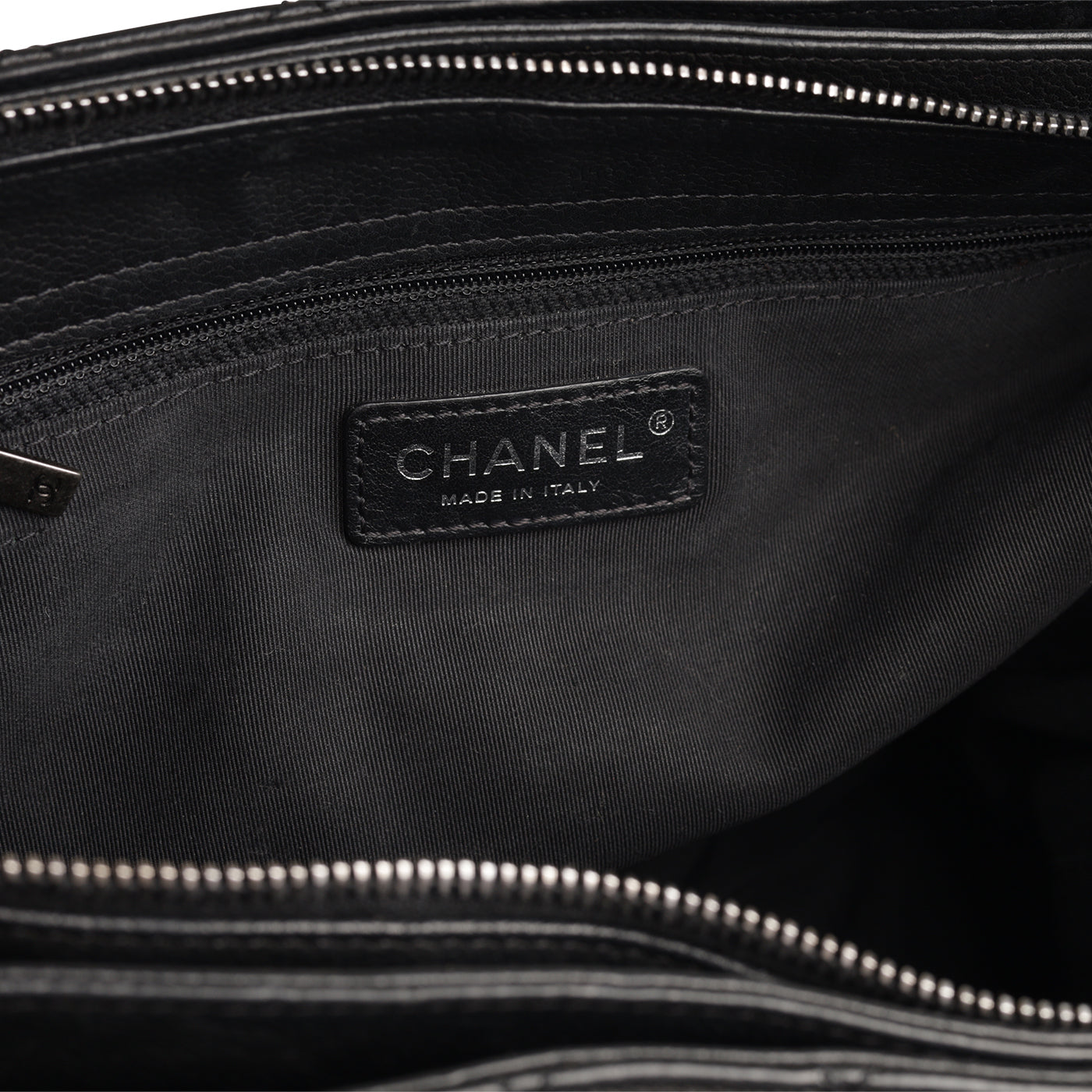 Quilted Shopper Tote - Black Caviar