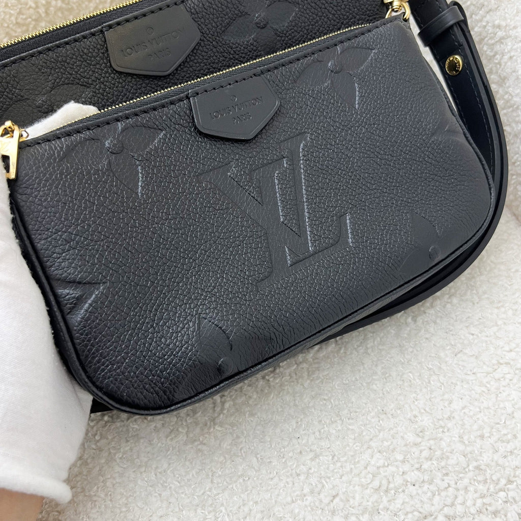 LV Multi Pochette Accessoires MPA in Black Empreinte Leather and GHW