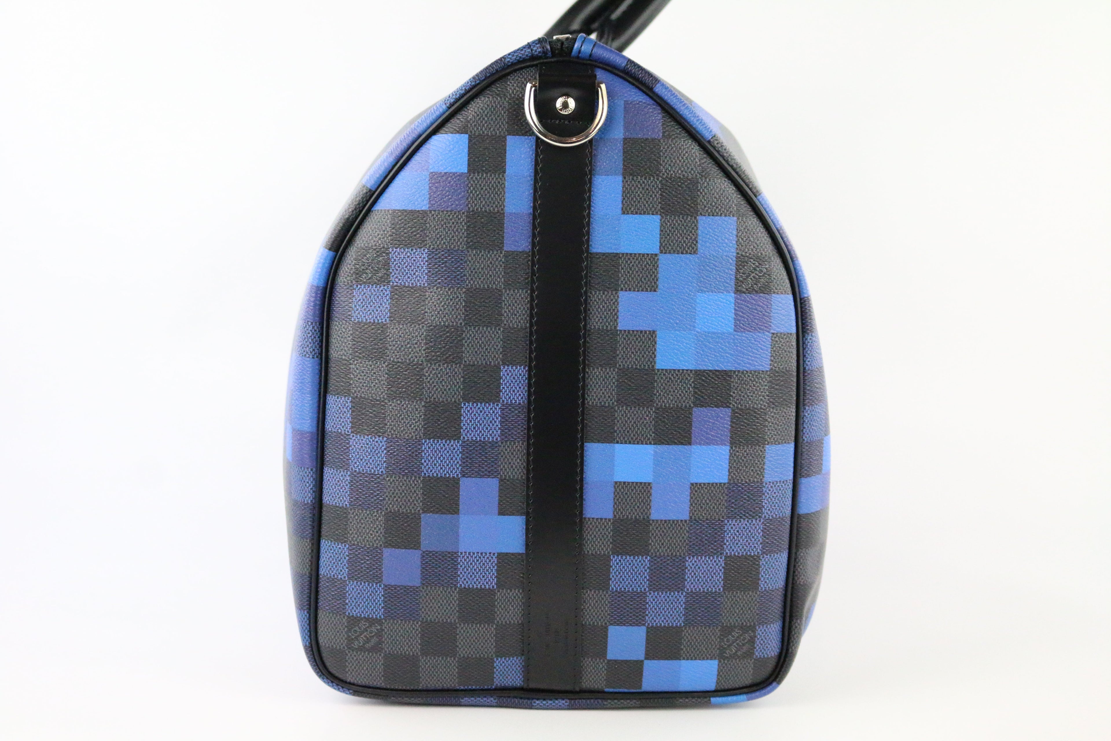 Limited Edition Damier Graphite Pixel Bandouliere Keepall 50