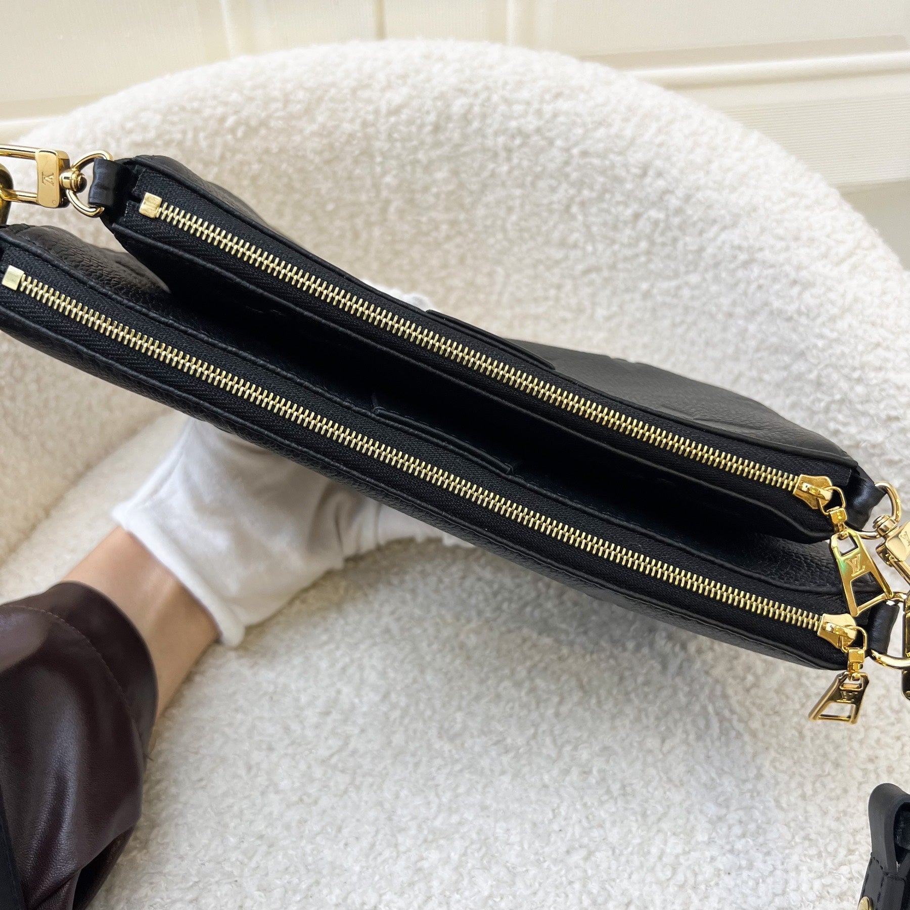 LV Multi Pochette Accessoires MPA in Black Empreinte Leather and GHW