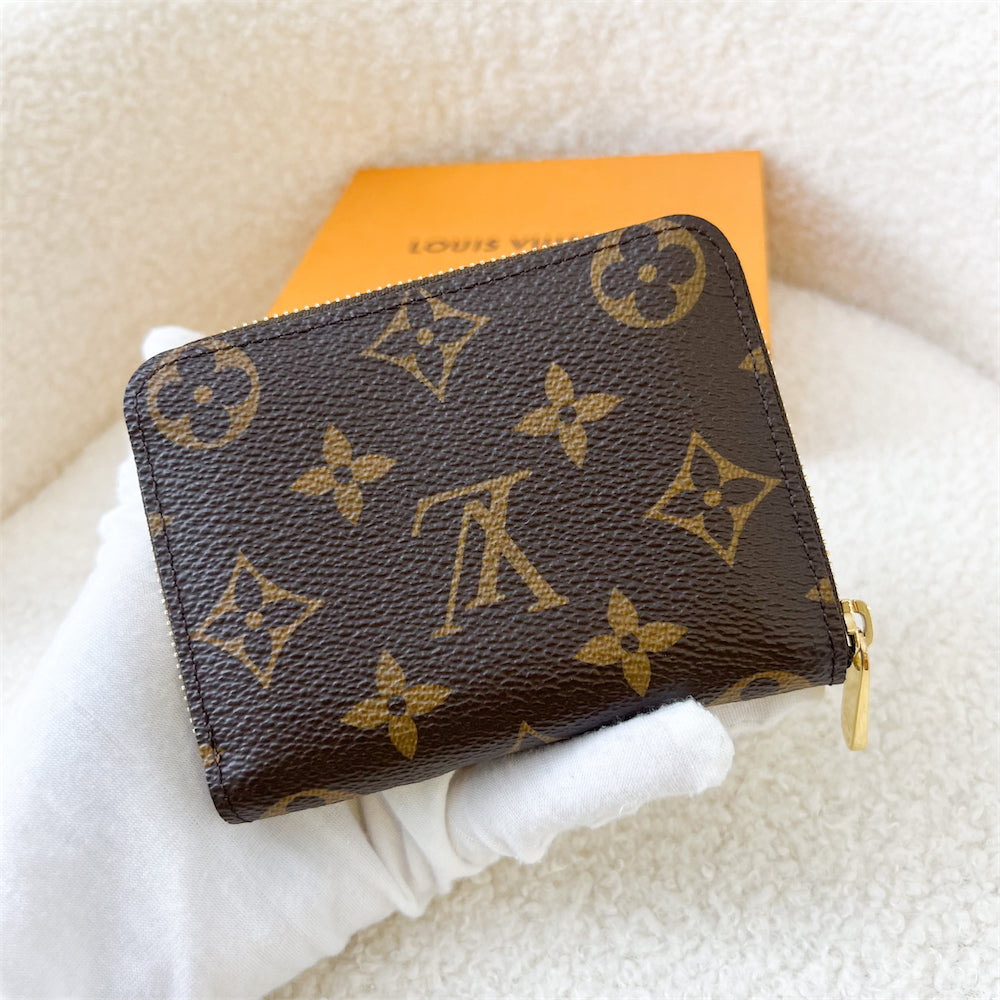 LV Zippy Card Holder / Coin Purse in Monogram Canvas GHW