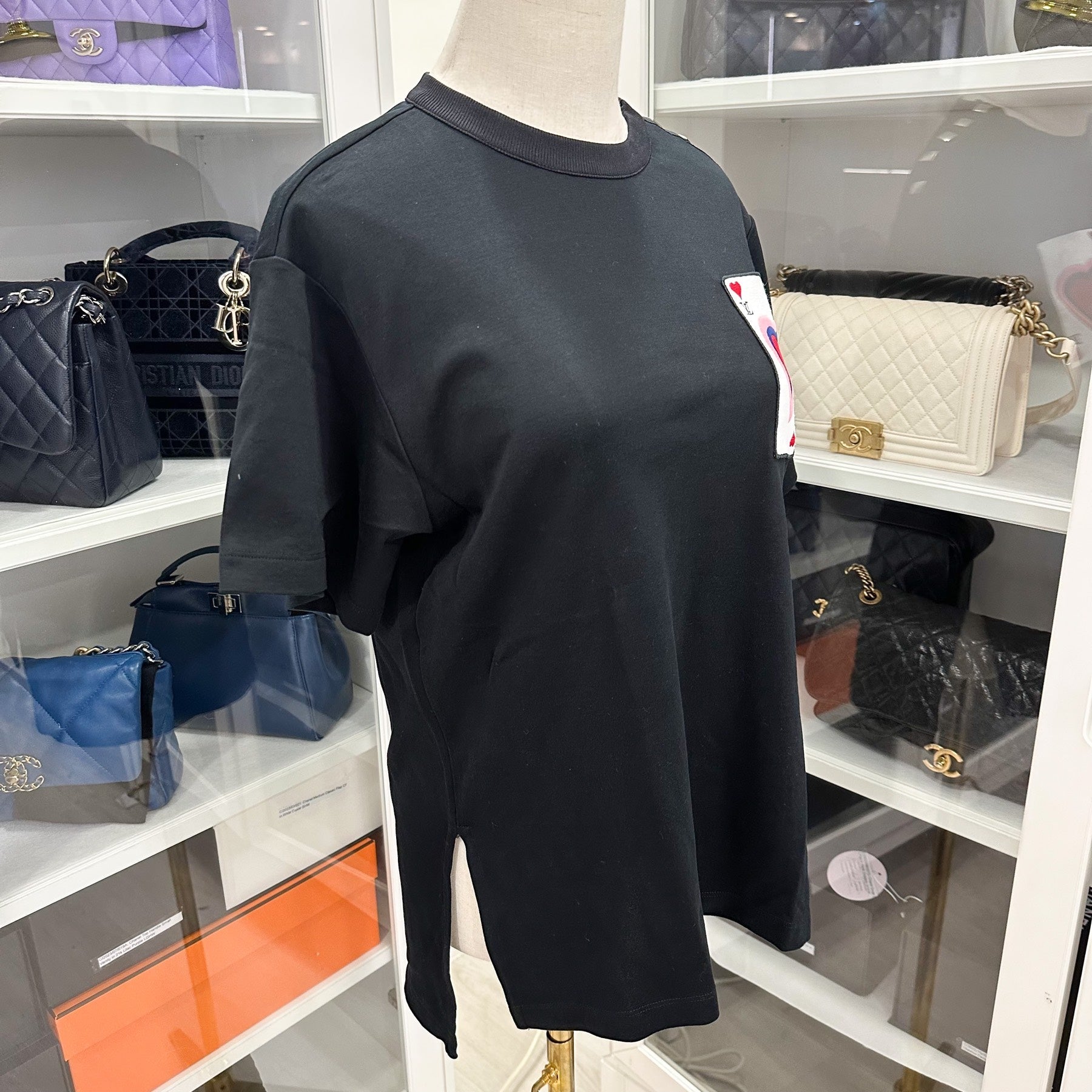 LV Game On T-shirt in Black Size XS