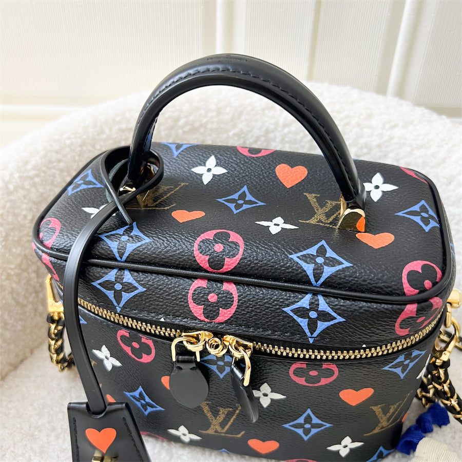 LV Vanity PM in Game On Monogram Canvas and Black Trim GHW