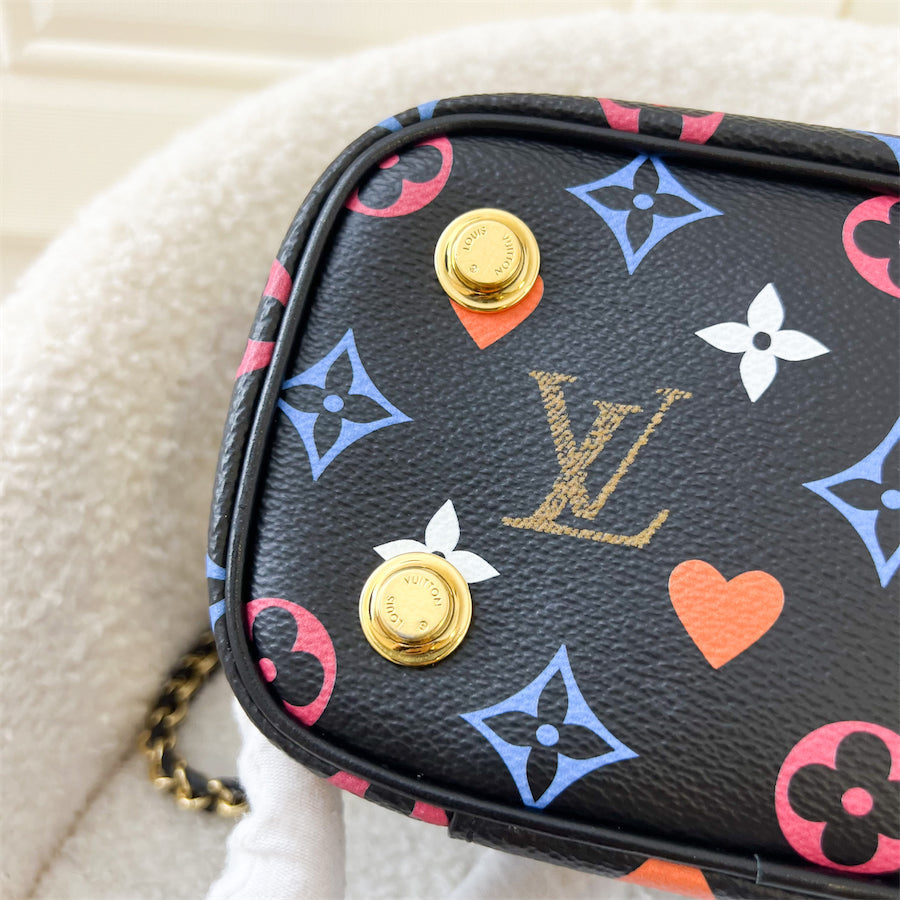 LV Vanity PM in Game On Monogram Canvas and Black Trim GHW