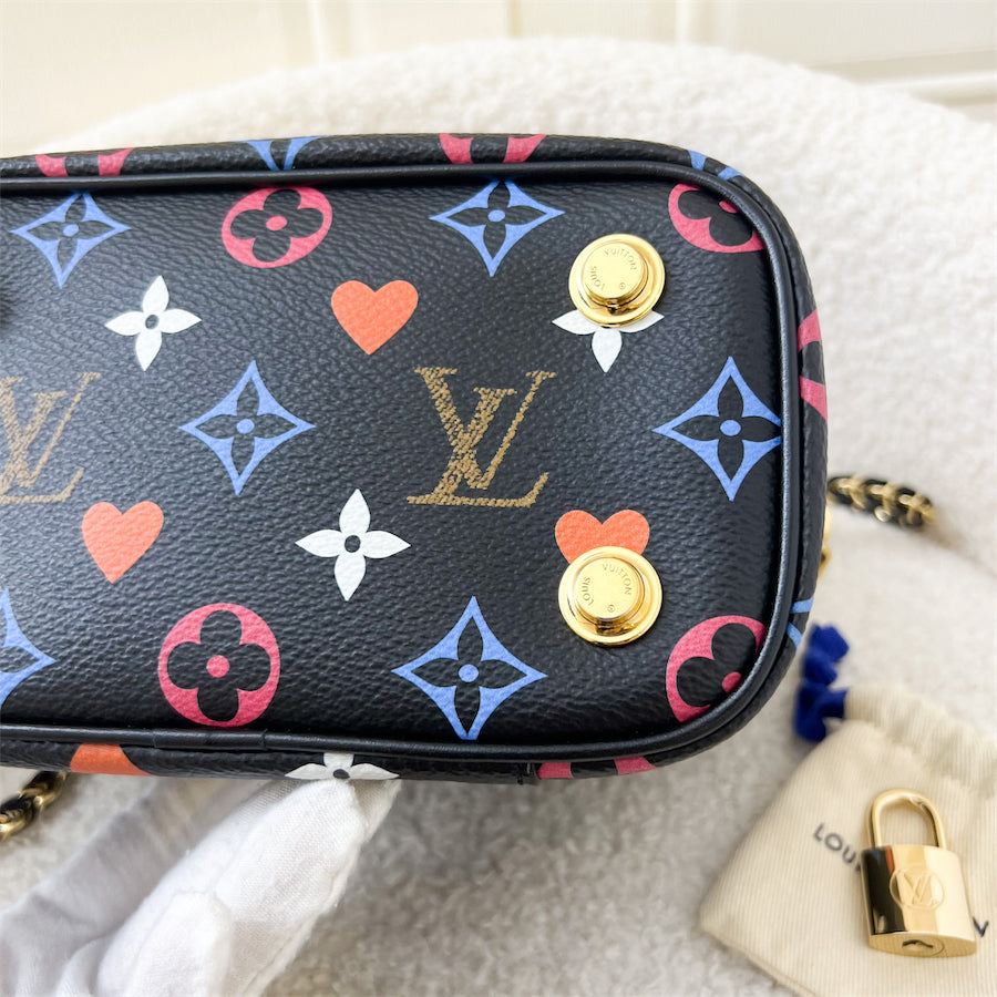 LV Vanity PM in Game On Monogram Canvas and Black Trim GHW