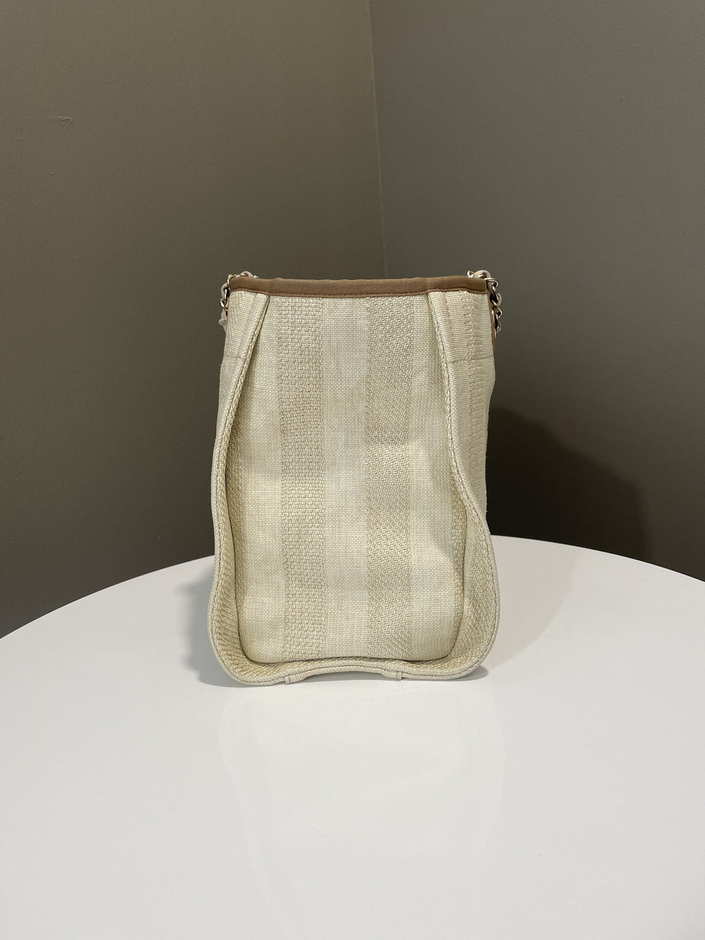Chanel Deauville Shopper Tote Beige
