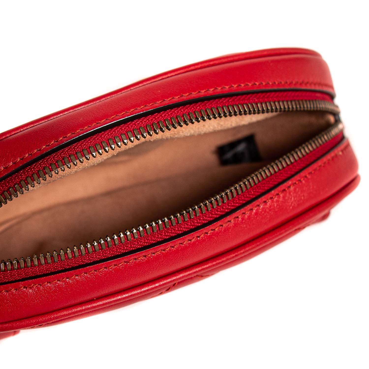 Gucci Marmont MatelassÃƒÆ’Ã‚Â© Leather Belt Bag