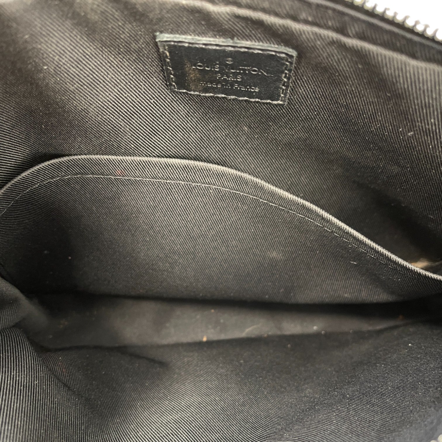 Men's Trio Monogram Eclipse Messenger Bag Black