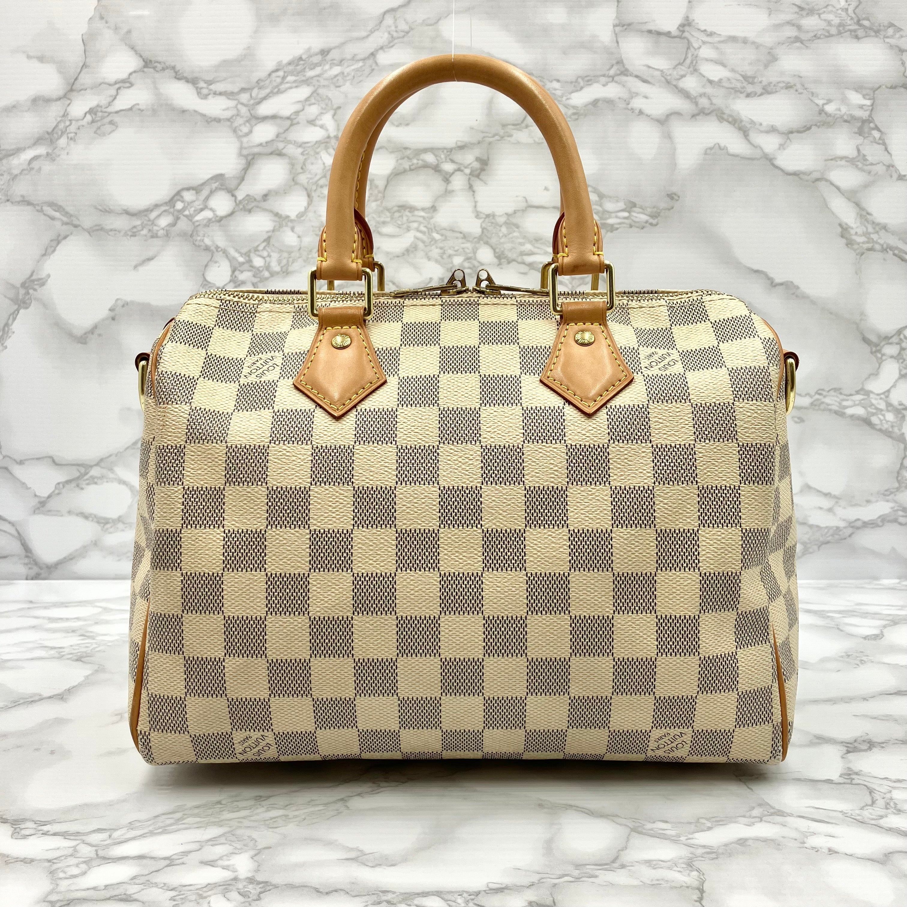 LOUIS VUITTON Azur Speedy 25 Bandouliere