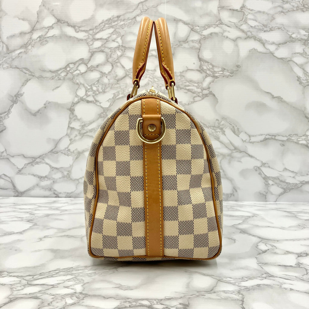 LOUIS VUITTON Azur Speedy 25 Bandouliere