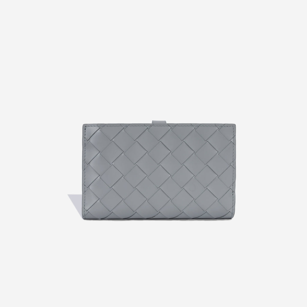 Bottega Veneta Woven Wallet - Grey