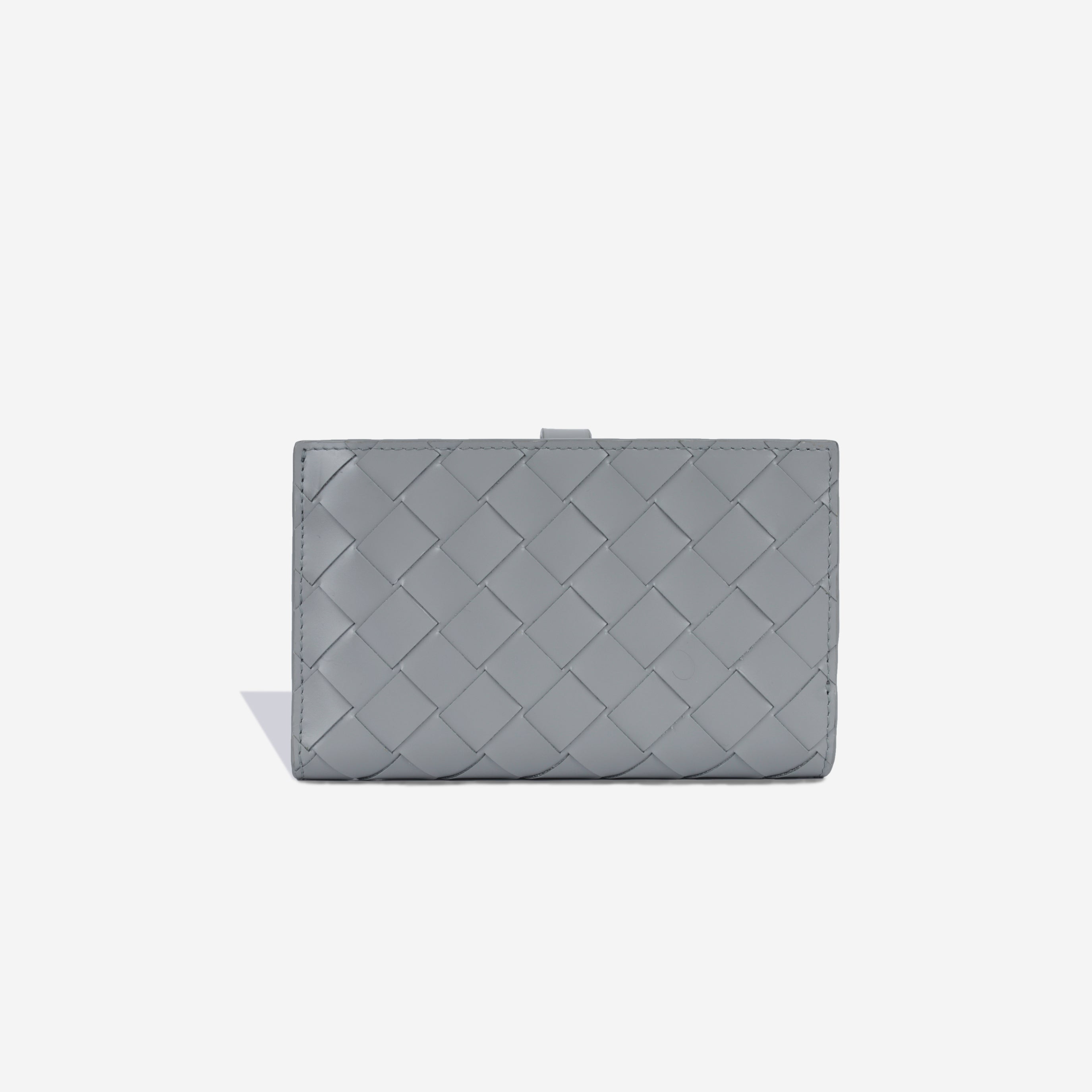 Bottega Veneta Woven Wallet - Grey