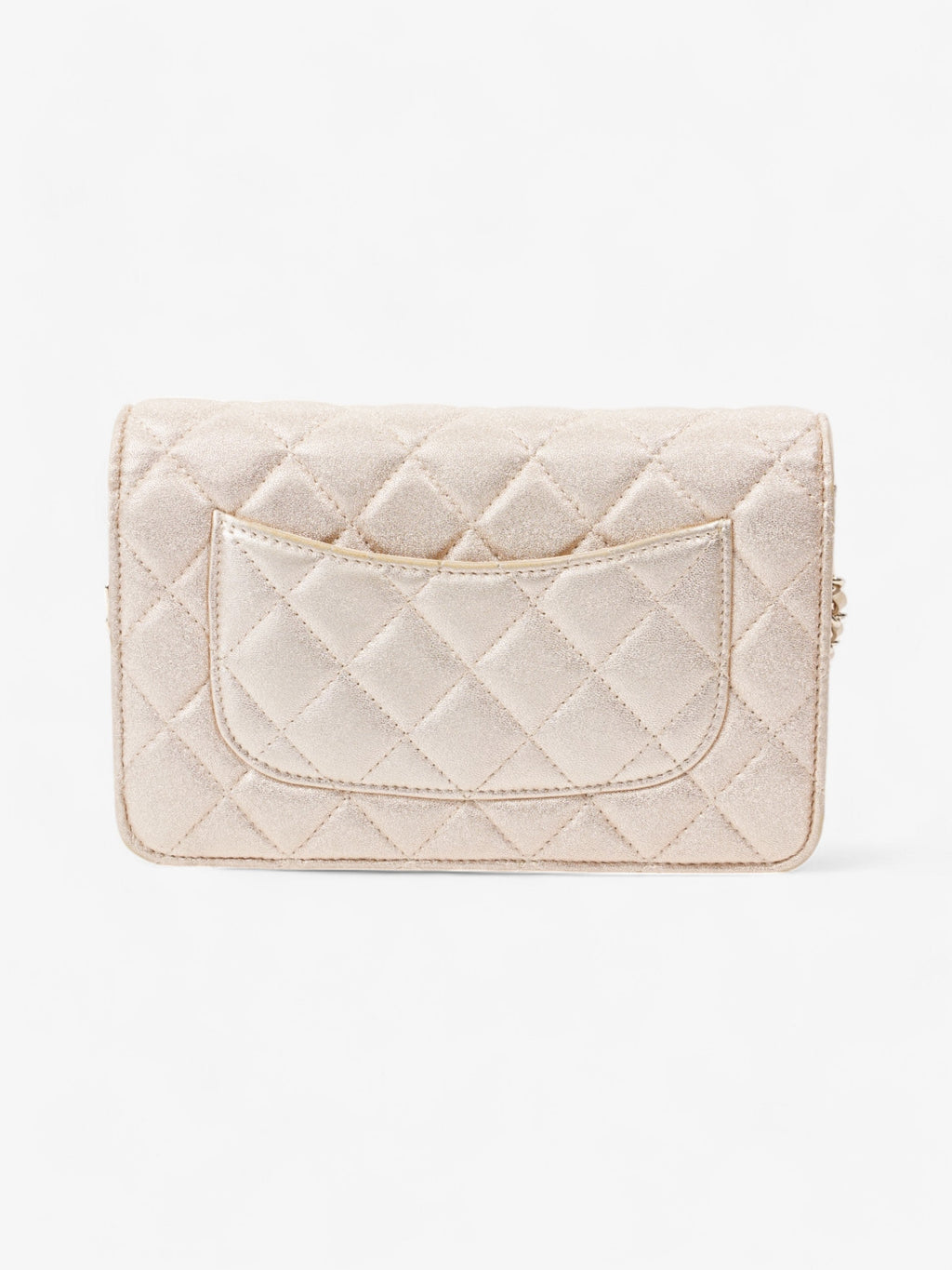 Chanel Wallet On Chain Light Gold Lambskin Leather