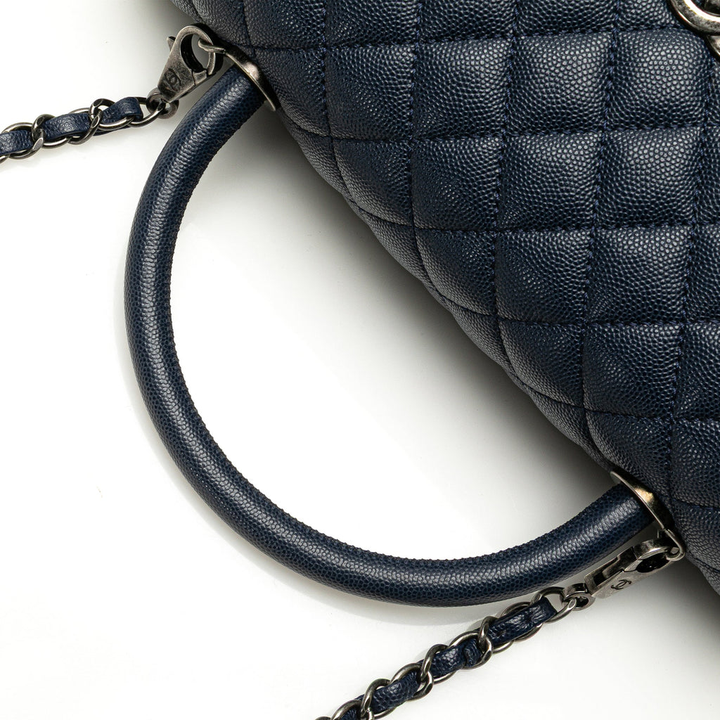 Chanel Large Caviar Coco Top Handle Bag