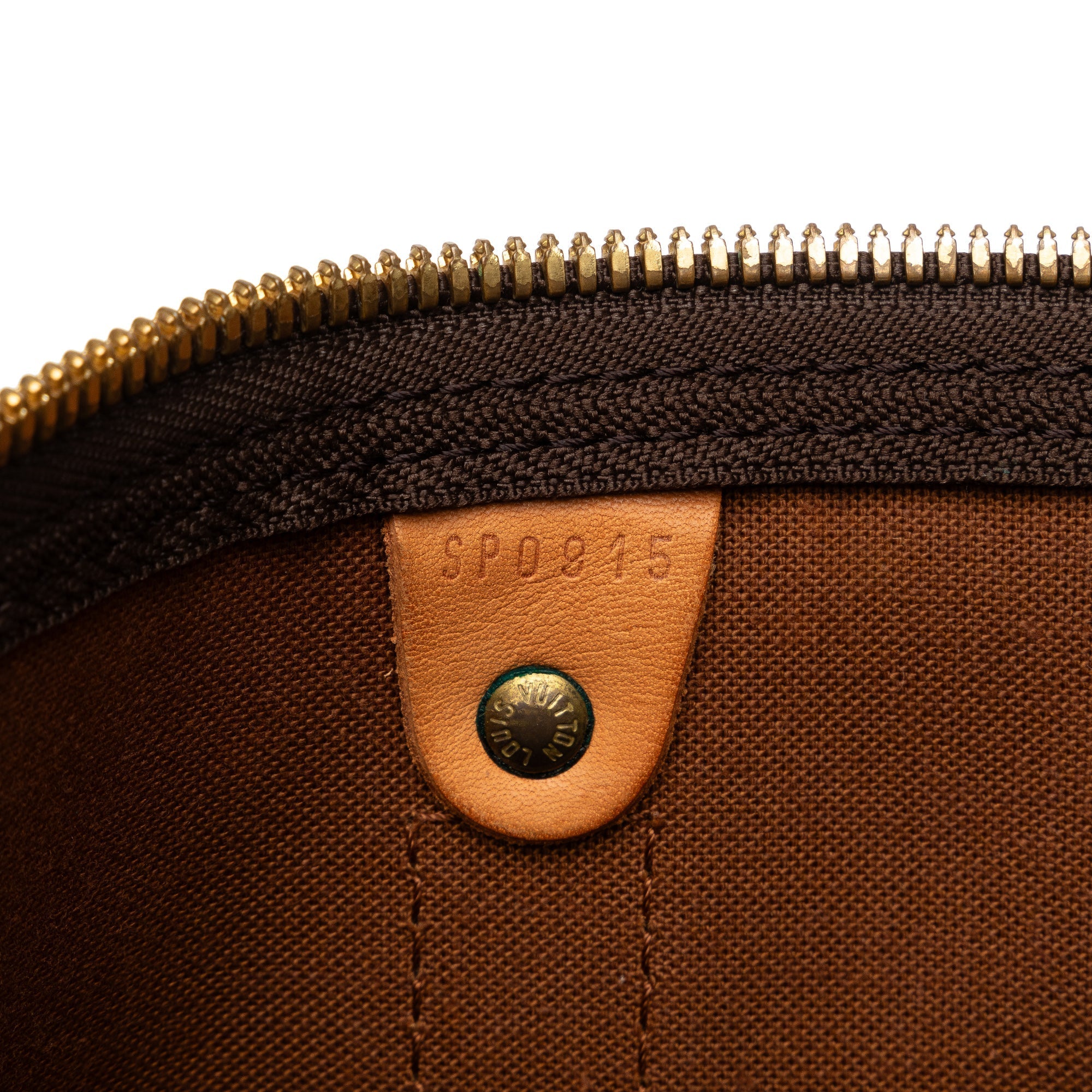 Brown Louis Vuitton Monogram Keepall 50 Travel Bag