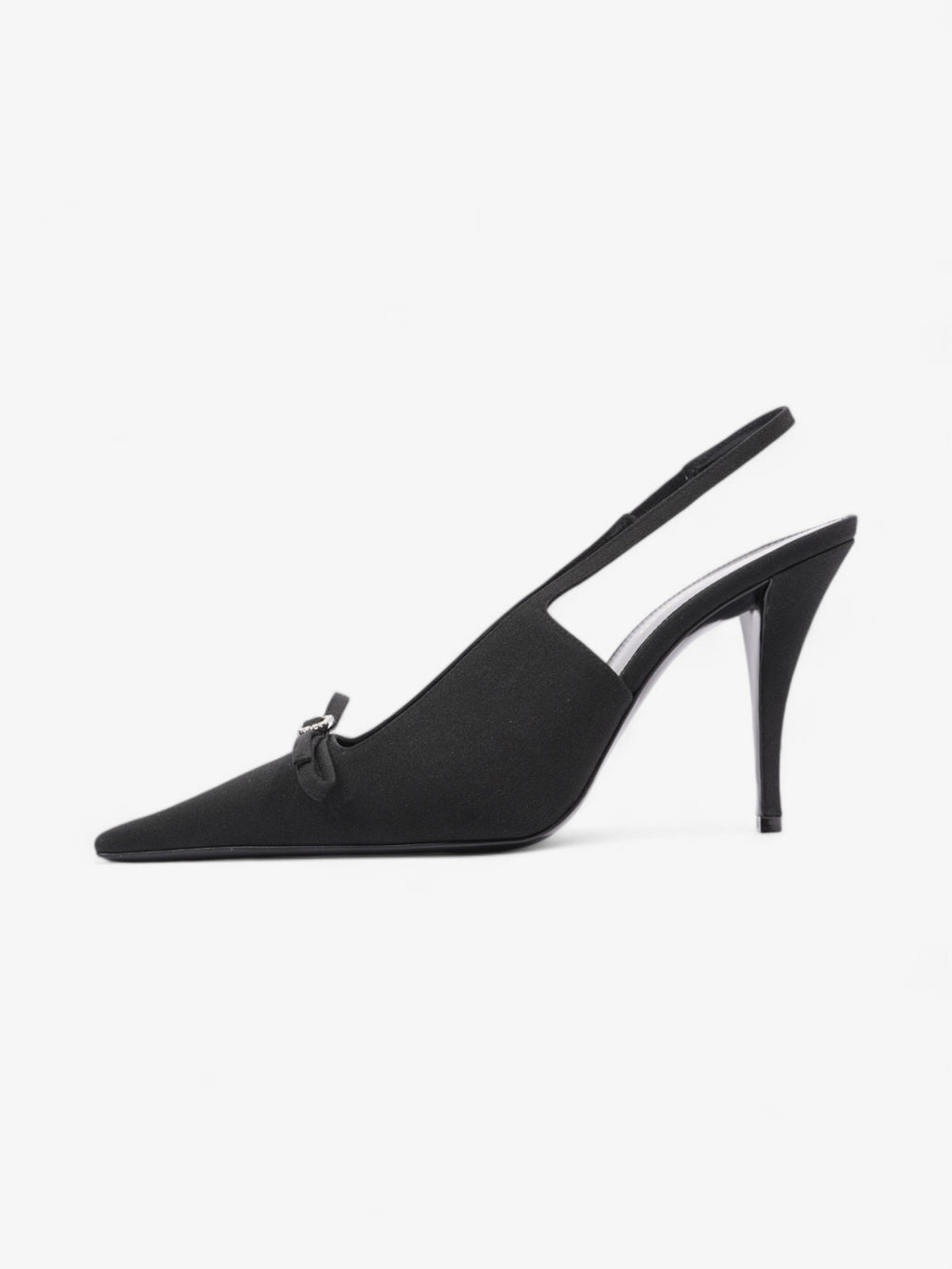 Saint Laurent Saint Aston  95 Black Satin EU 38 UK 5