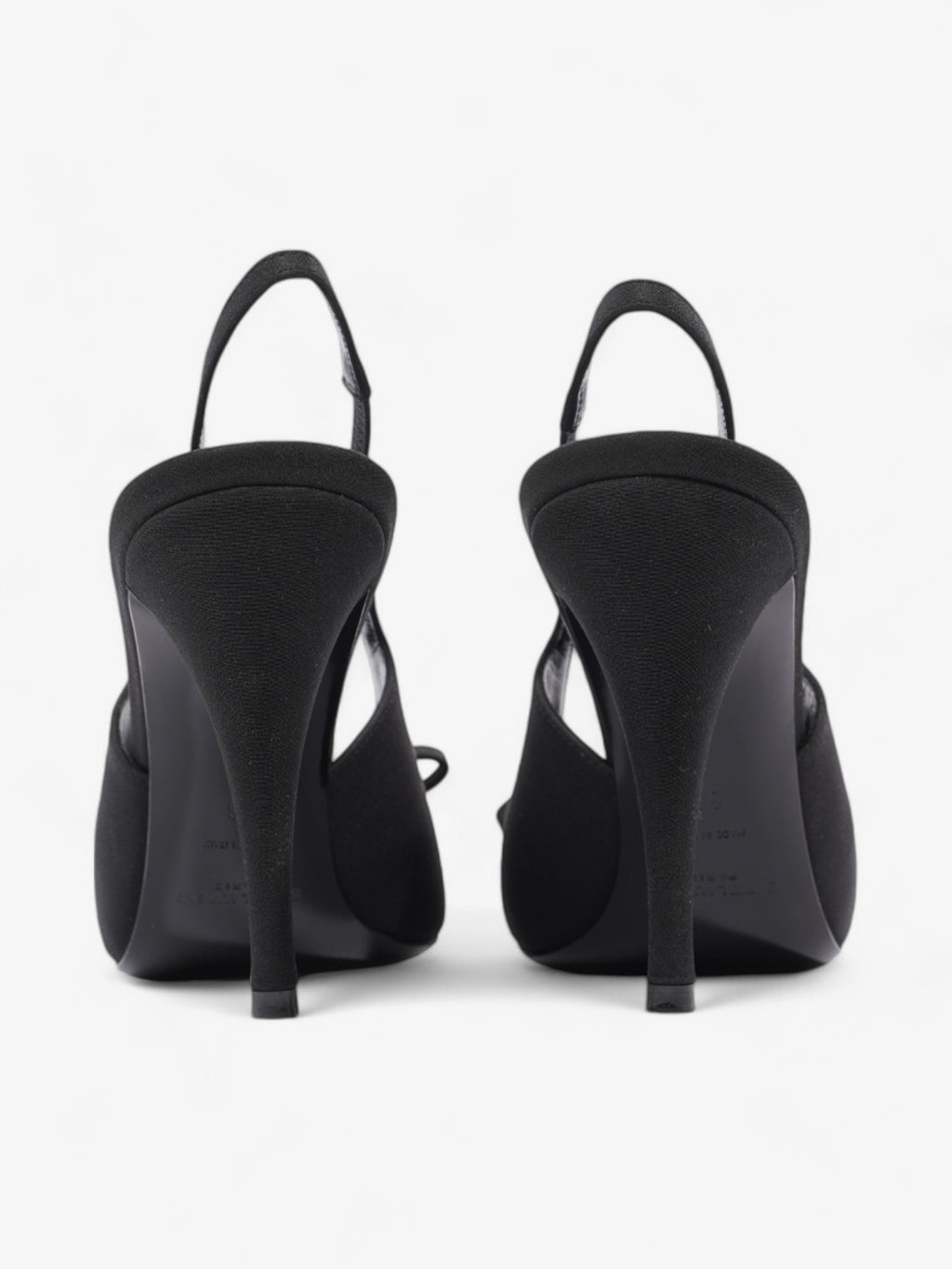 Saint Laurent Saint Aston  95 Black Satin EU 38 UK 5