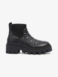 Gucci Matalasse Chelsea Boots 50 Black Leather EU 40.5 UK 7.5