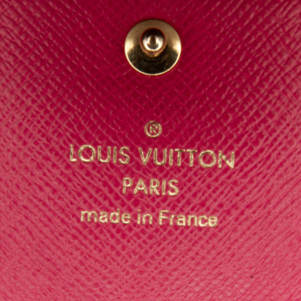 Brown Louis Vuitton Monogram Emilie Bloom Flowers Wallet