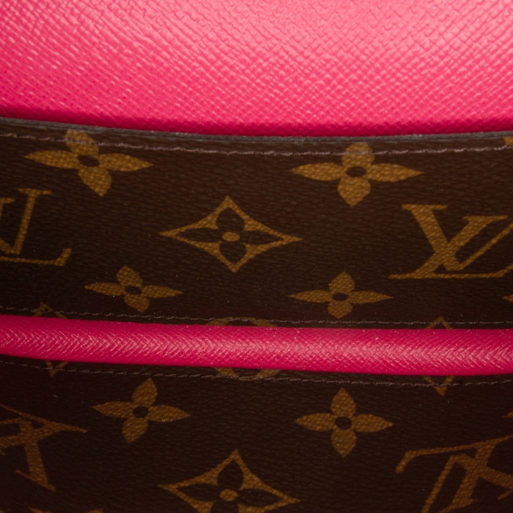 Brown Louis Vuitton Monogram Emilie Bloom Flowers Wallet