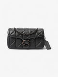 Coach Tabby Shoulder Bag Black Leather 20