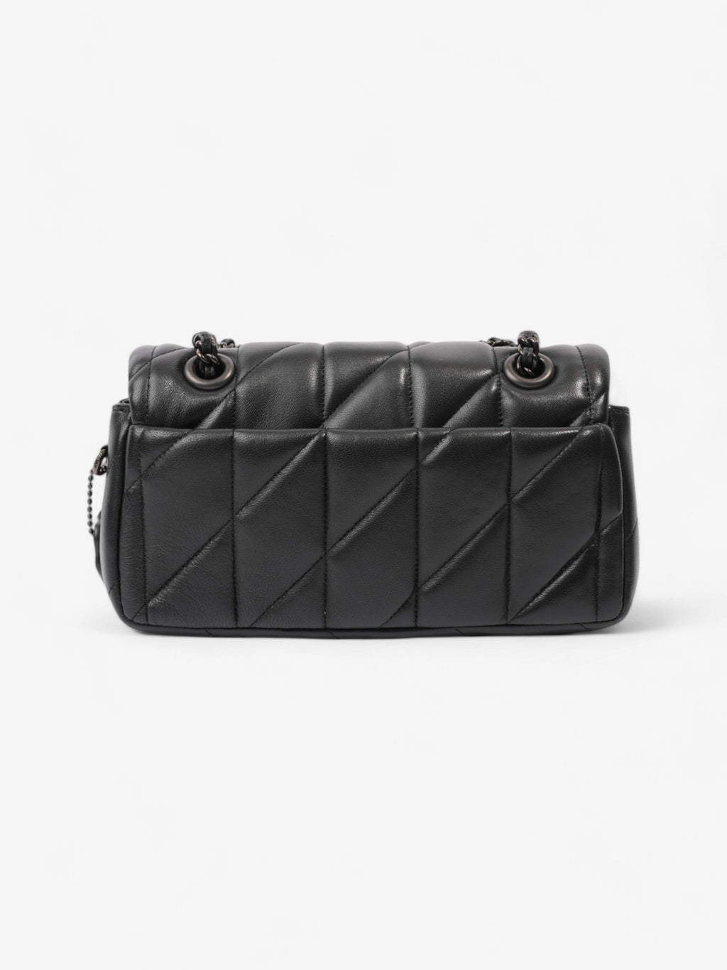 Coach Tabby Shoulder Bag Black Leather 20