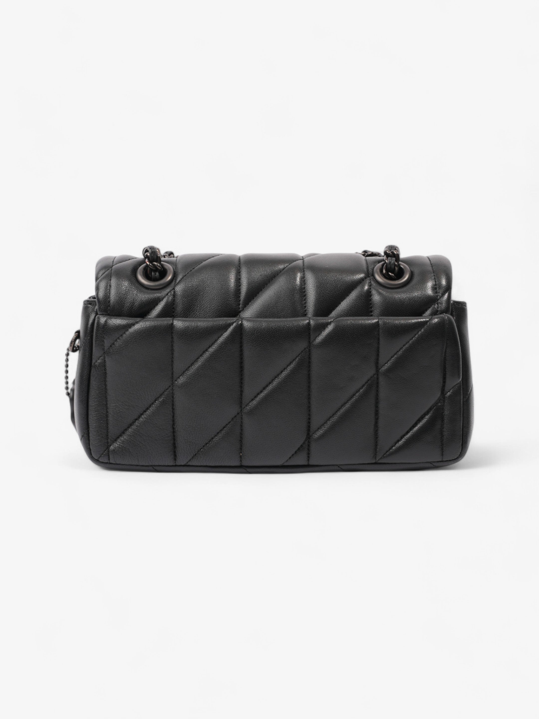 Coach Tabby Shoulder Bag Black Leather 20