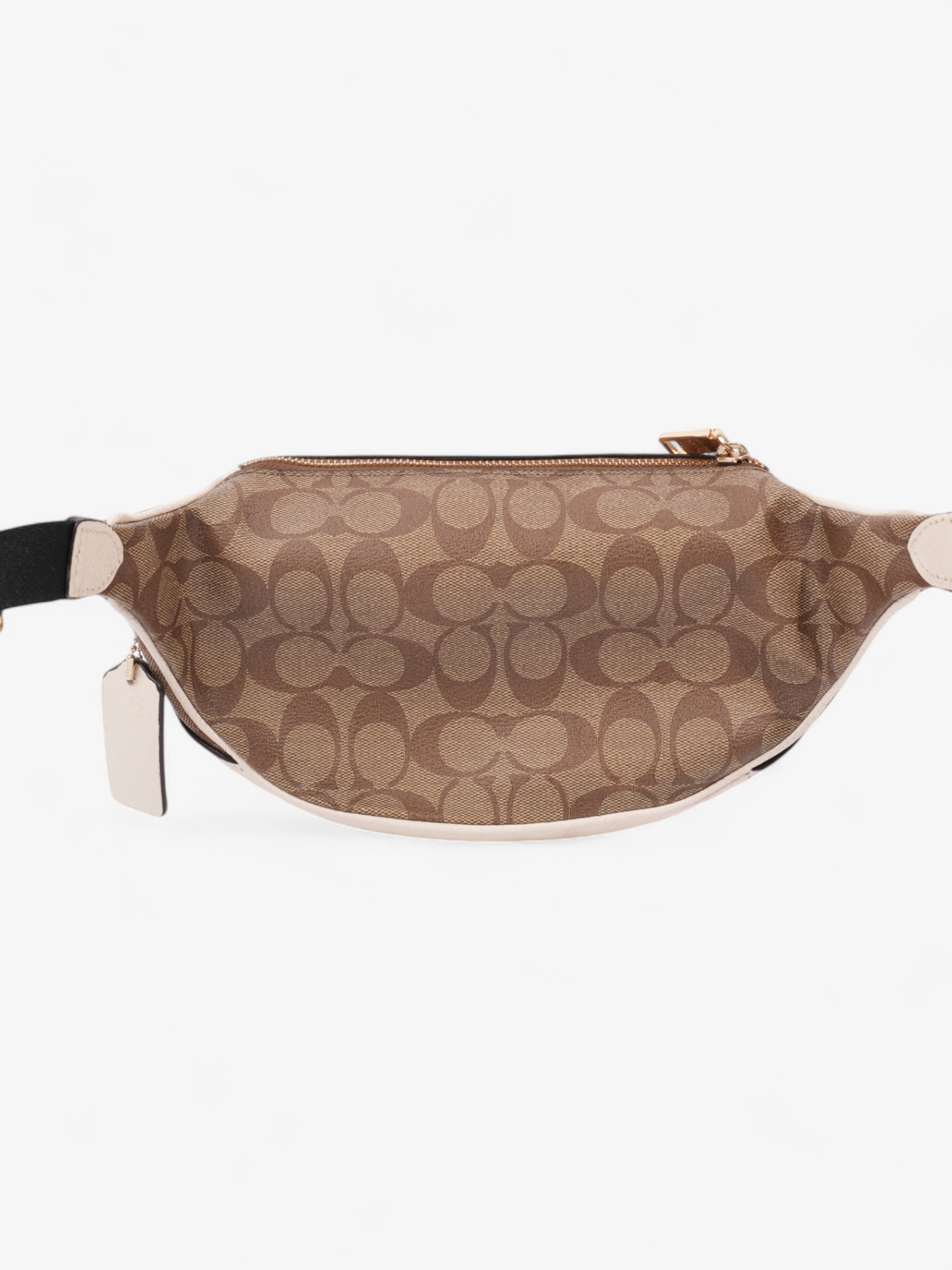 Coach Court Bum Bag Cream / Beige Canvas