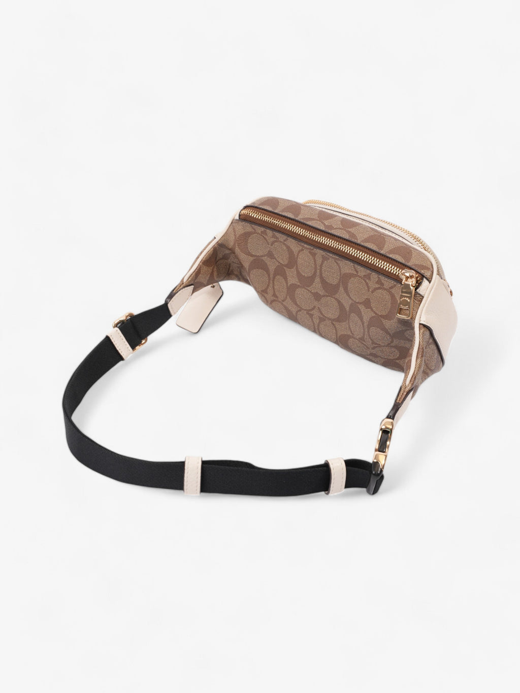 Coach Court Bum Bag Cream / Beige Canvas