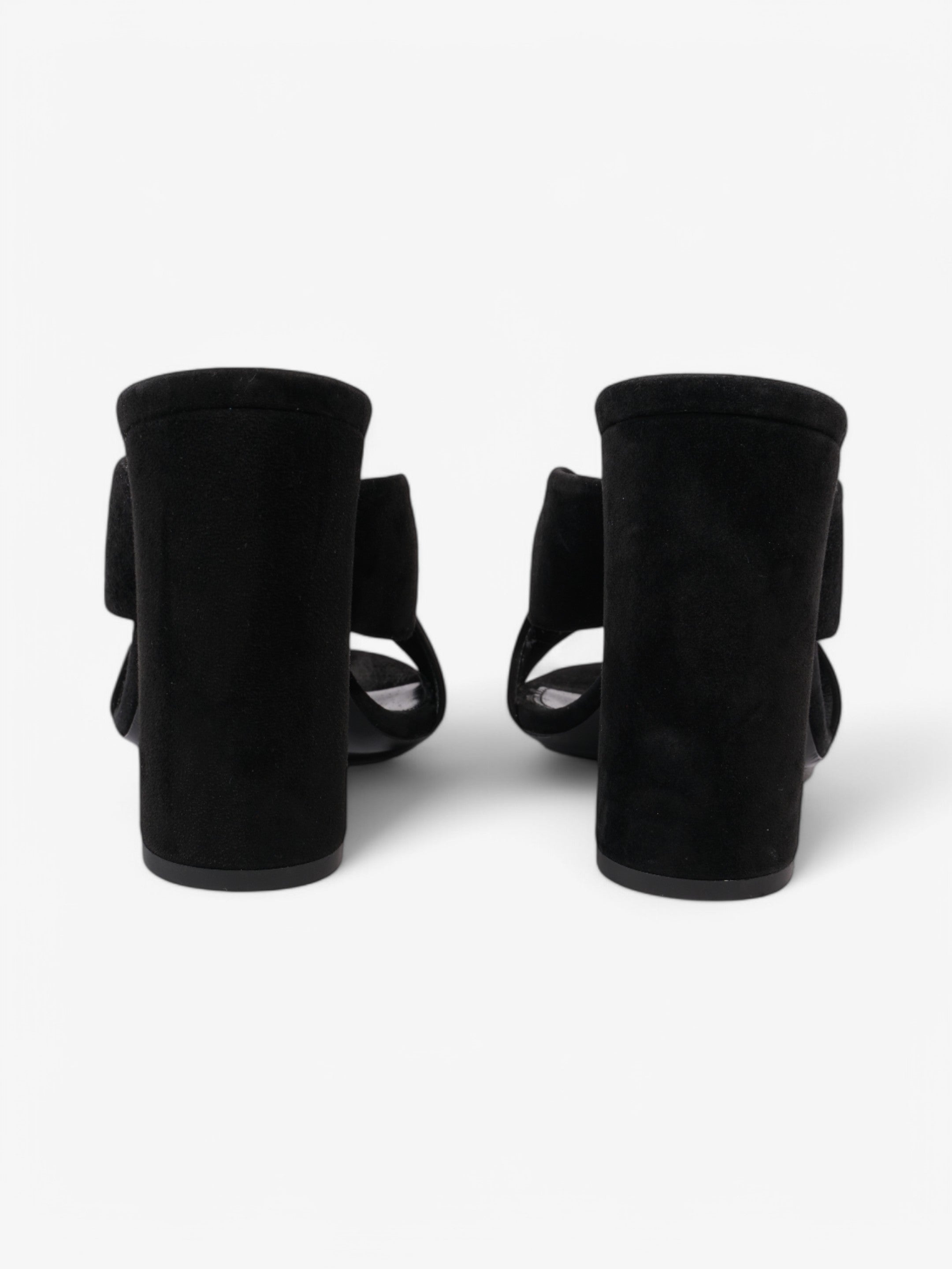 Saint Laurent Loulou Knot Sandals Black Suede EU 37.5 UK 4.5