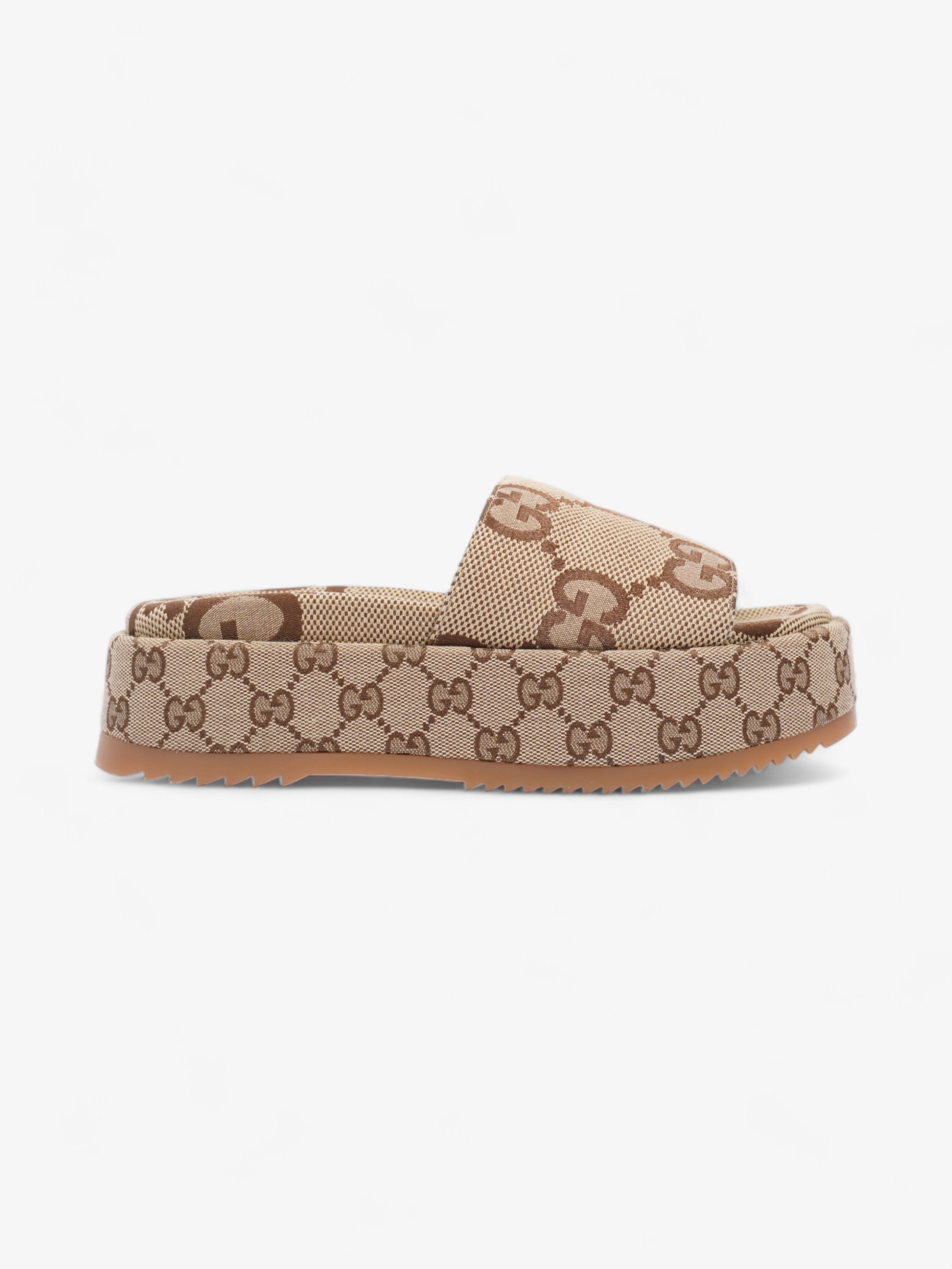 Gucci GG Platform Slide GG Supreme Canvas EU 38.5 UK 5.5