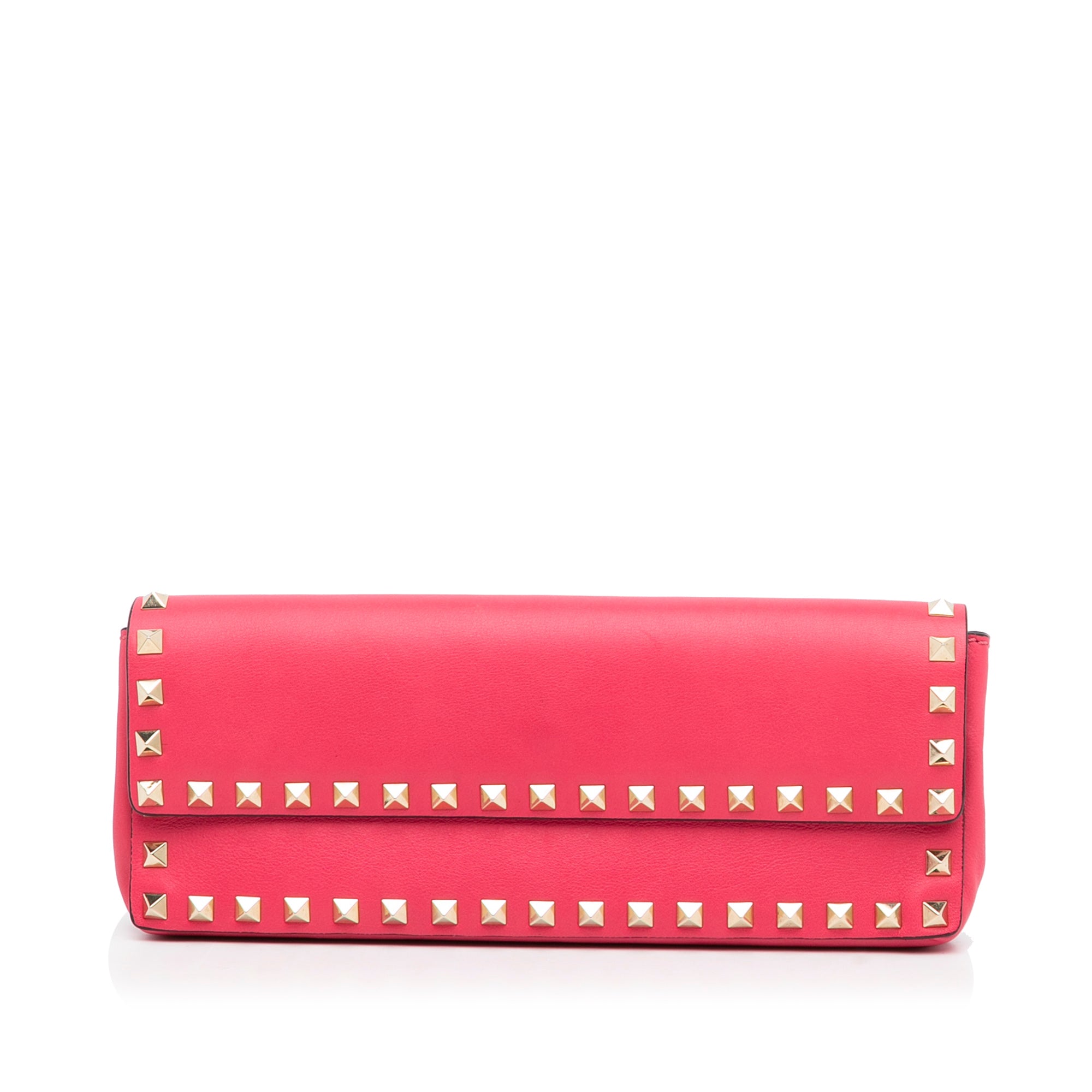 Valentino Rockstud Clutch Pink