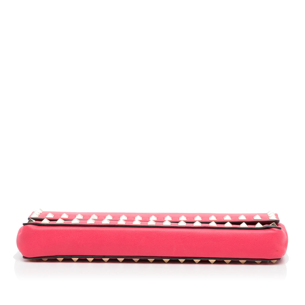Valentino Rockstud Clutch Pink