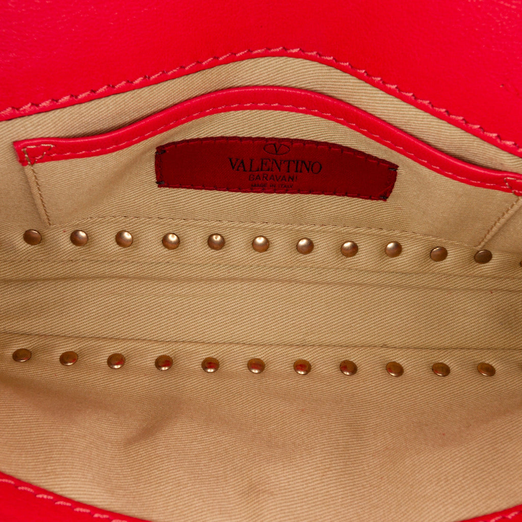 Valentino Rockstud Clutch Pink