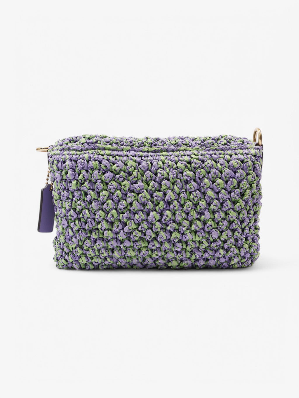 Coach Tabby Purple / Green Leather 26