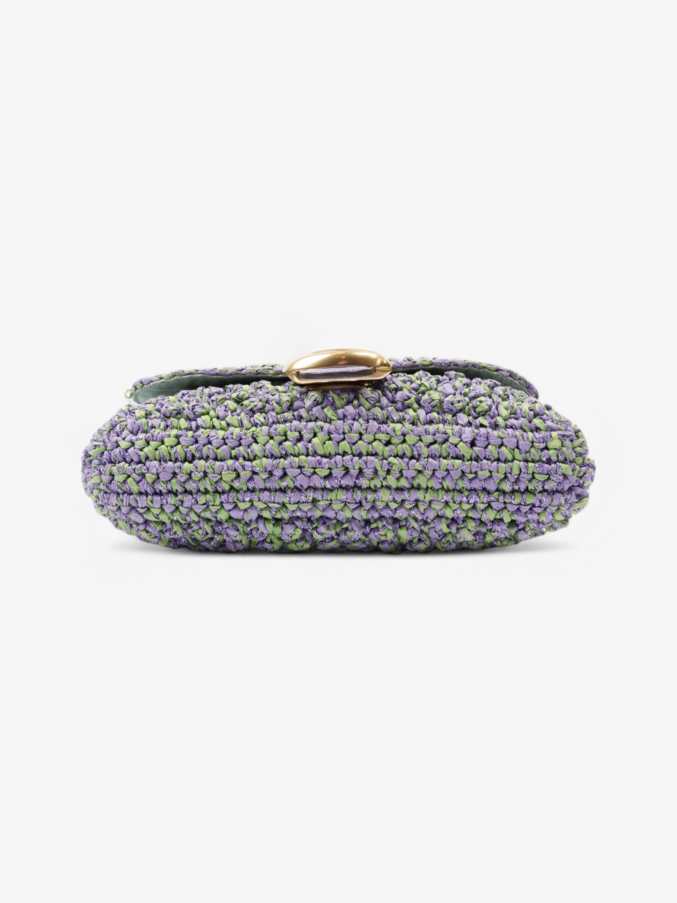 Coach Tabby Purple / Green Leather 26