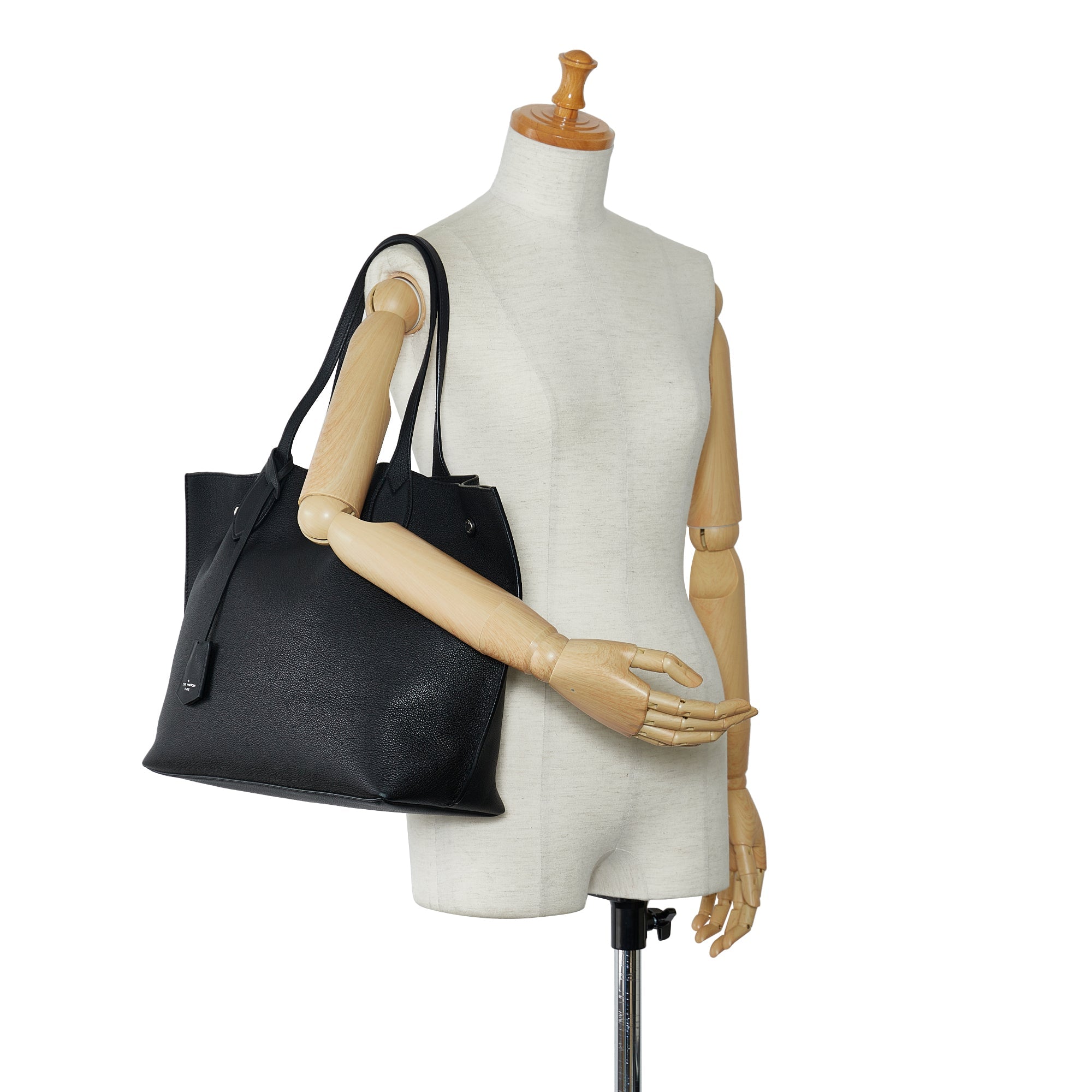 Louis Vuitton Lockme Cabas Black Calfskin