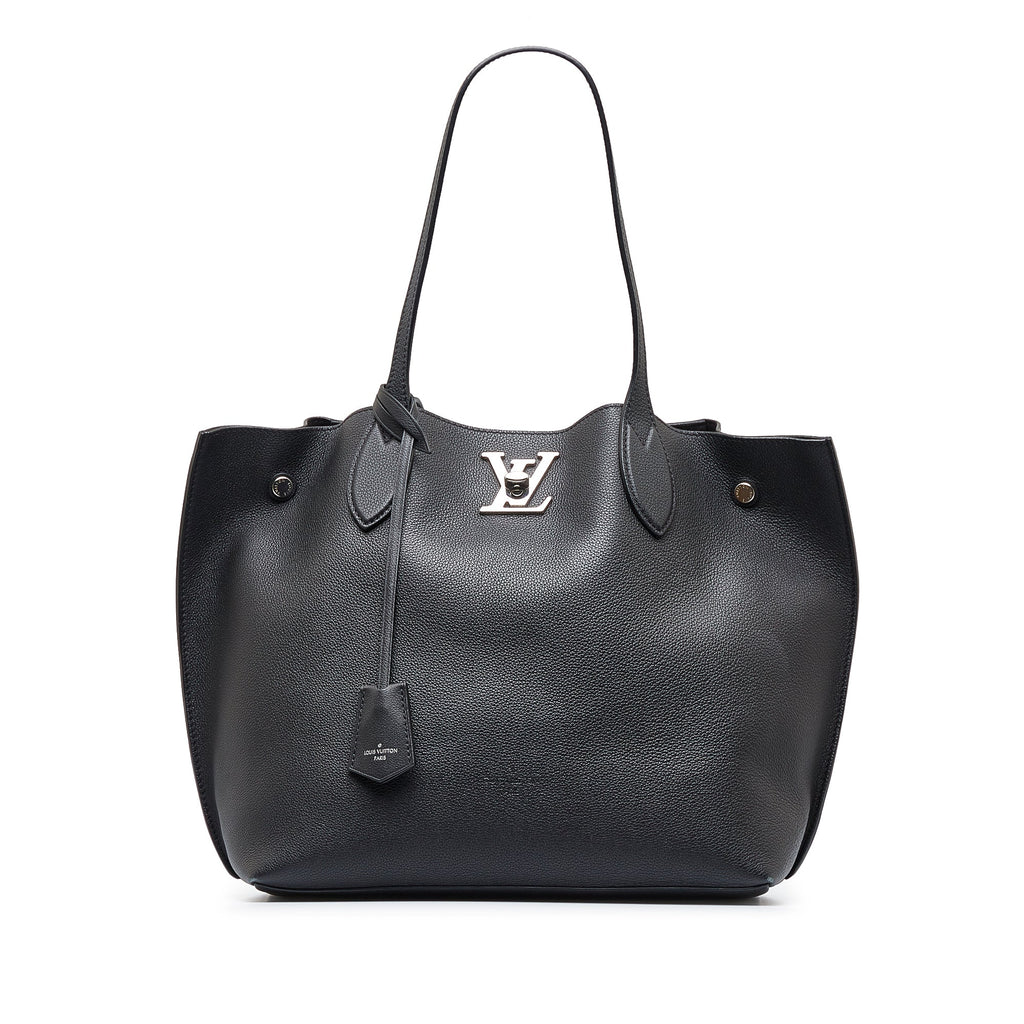 Louis Vuitton Lockme Cabas Black Calfskin