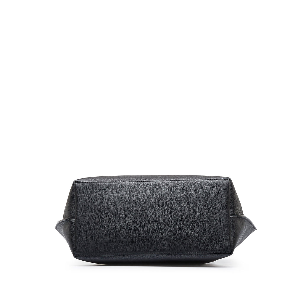Louis Vuitton Lockme Cabas Black Calfskin