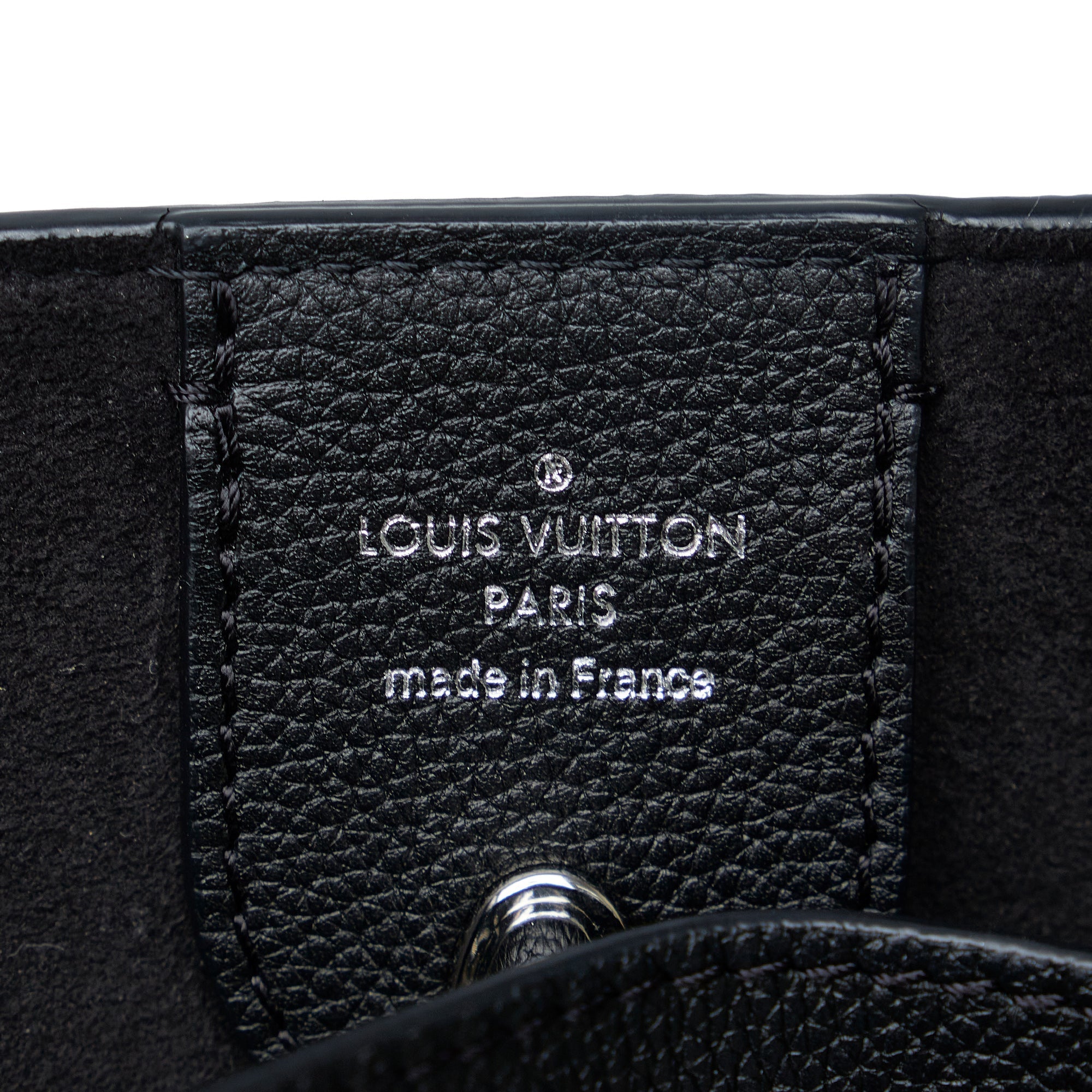 Louis Vuitton Lockme Cabas Black Calfskin