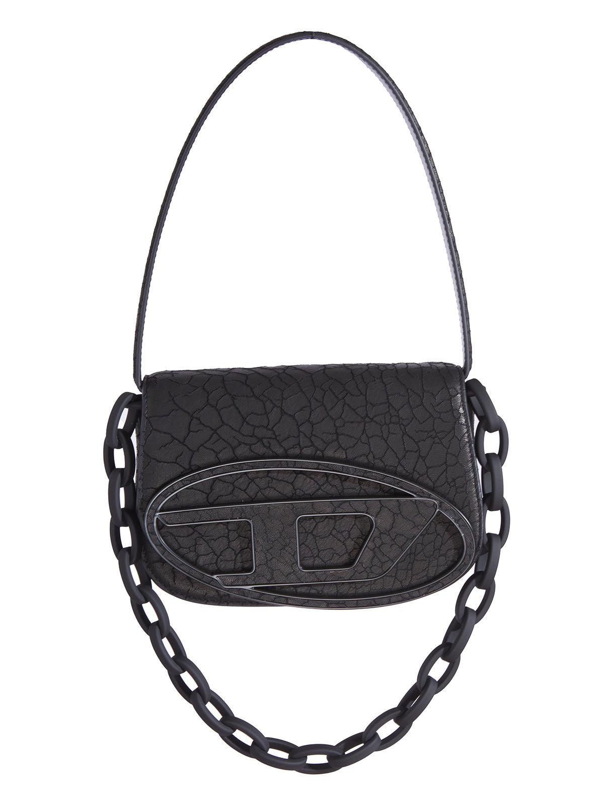 1DR CRACKED LEATHER BAG