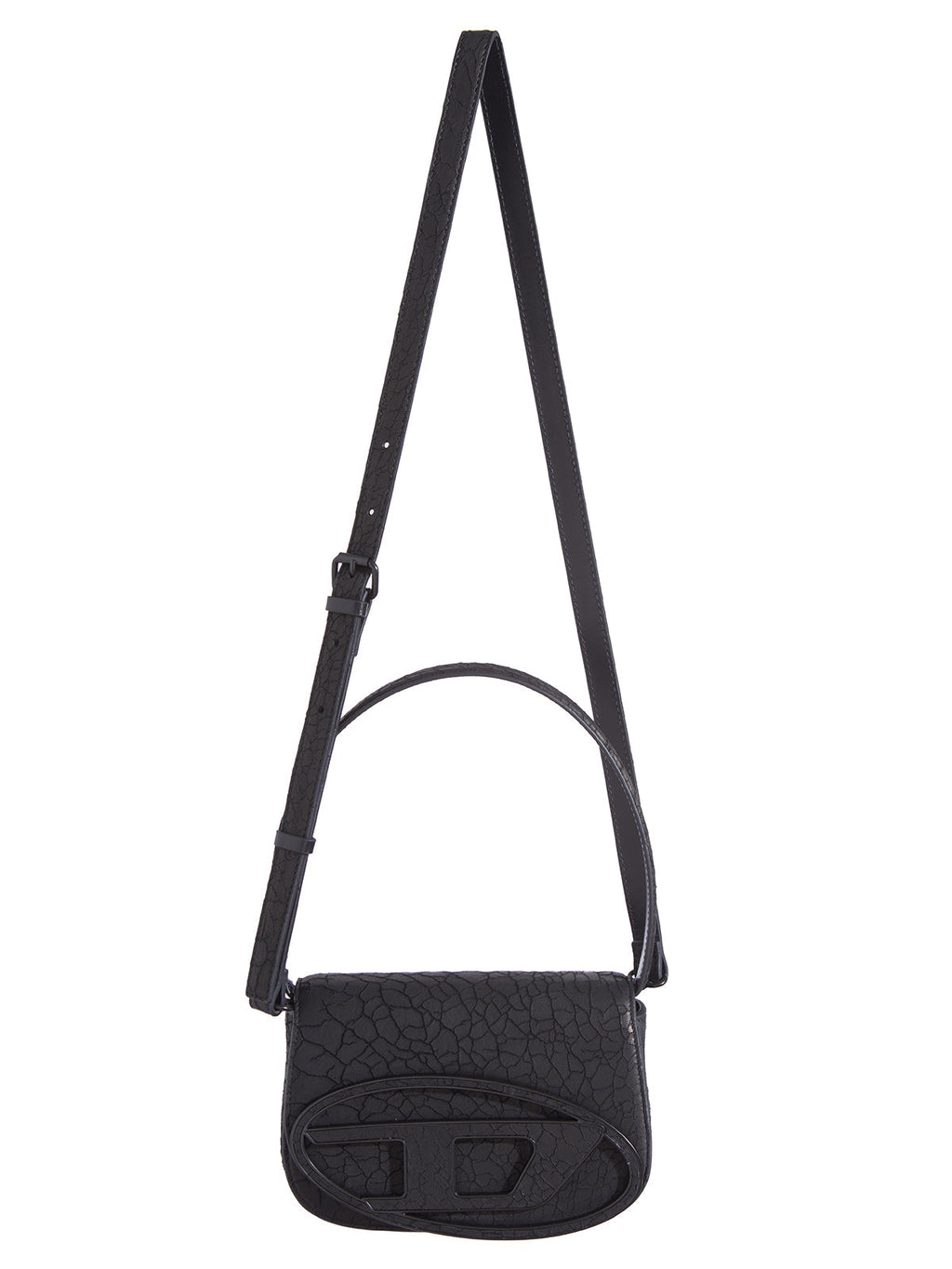 1DR CRACKED LEATHER BAG